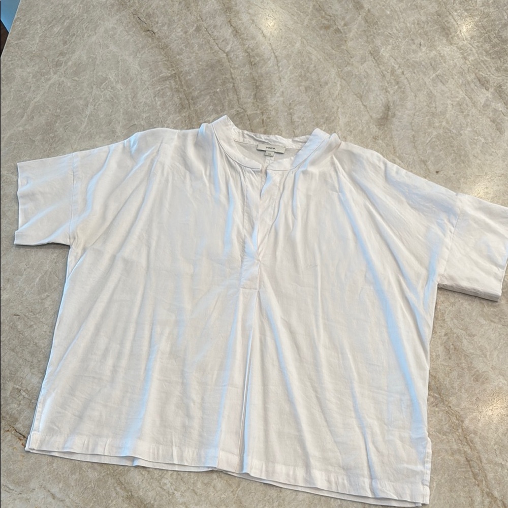 Vince Classic White Blouse